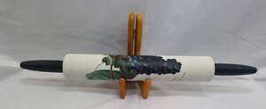 Upcycled Wooden Rolling Pin Grape Botanical French Country Kitchen Decor Gift